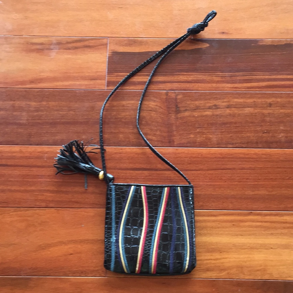 STRIPED CROSSBODY BAG
